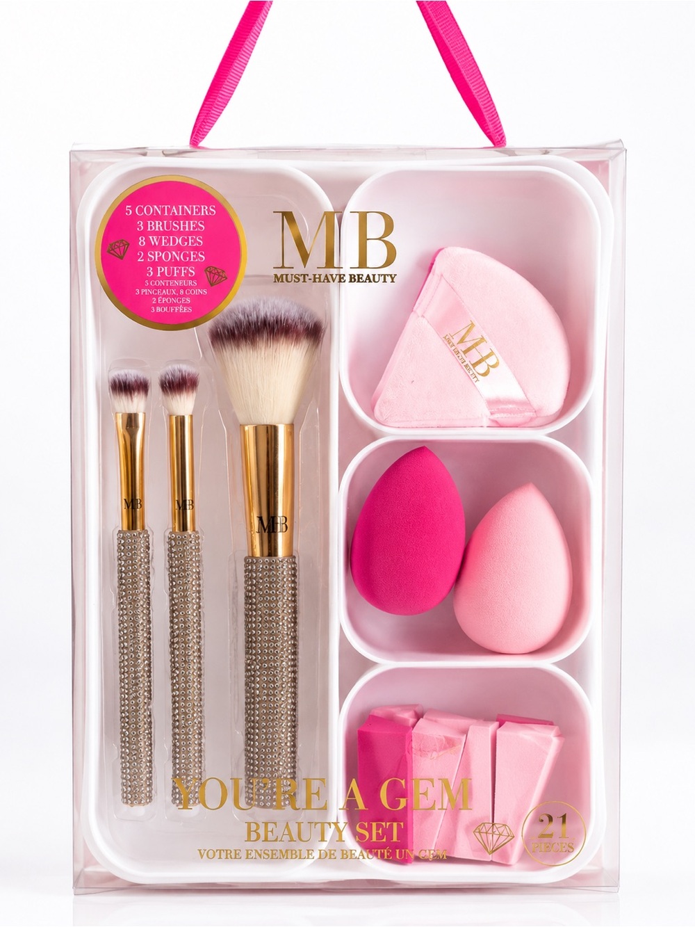 💕Must-Have Beauty You’re A Gem 21-Piece Beauty Set NEW